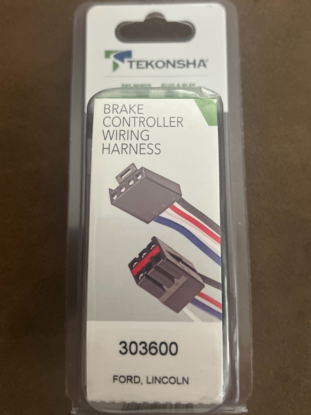 Tekonsha 303600 Brake Controller Wiring Harness Ford Lincoln